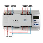 Commutateur de transfert automatique à double alimentation pour système intelligent